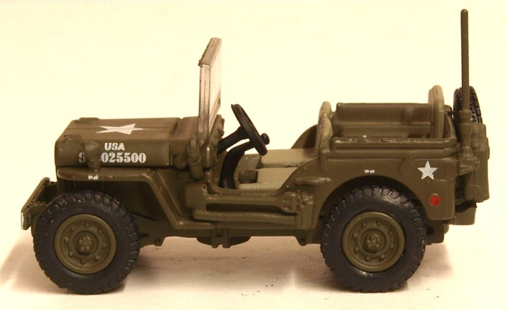  Oxford Diecast 76WMB003  Willys MB US Army Jeep