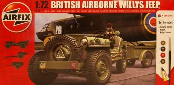Airfix A68217  British Airborne Willys Jeep  Starter Set 1:72