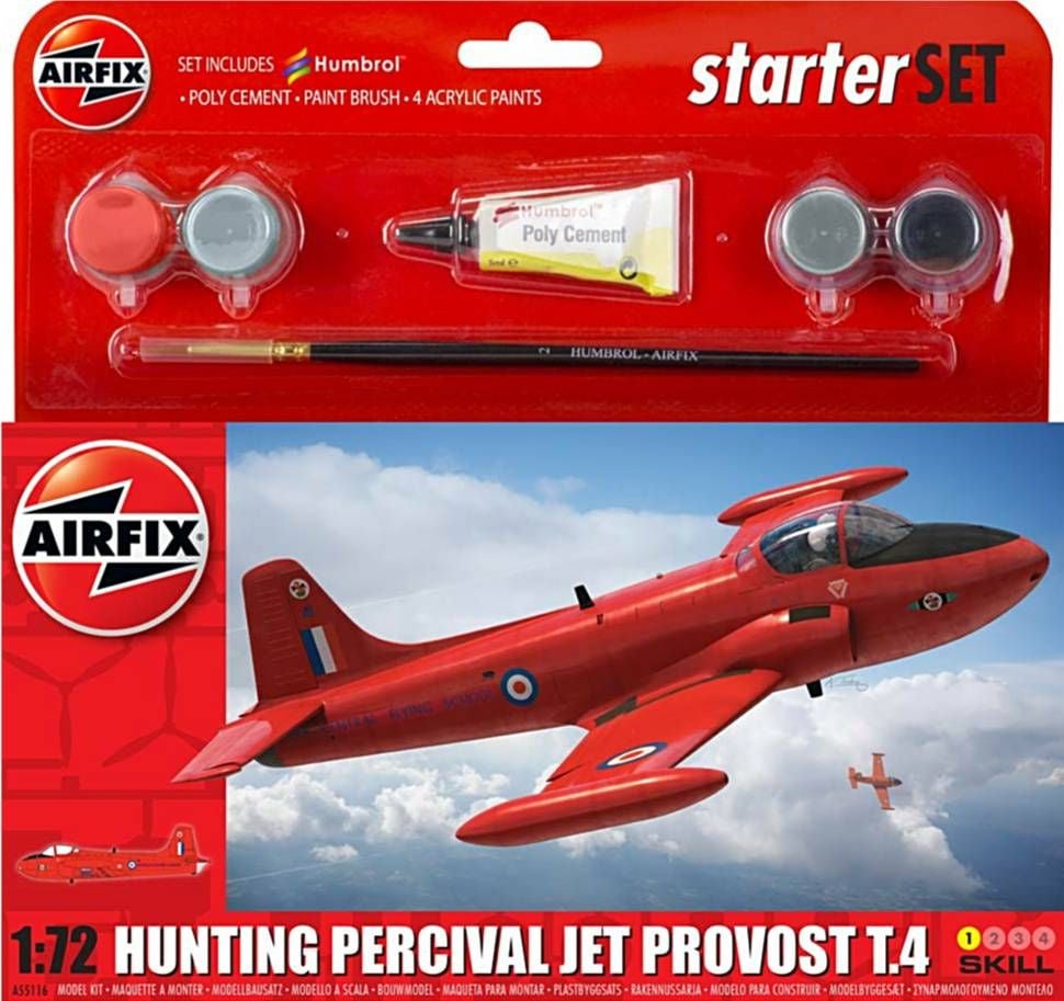  Airfix A55116  Hunting Percival Jet Provost T.4 Starter Set 1:72