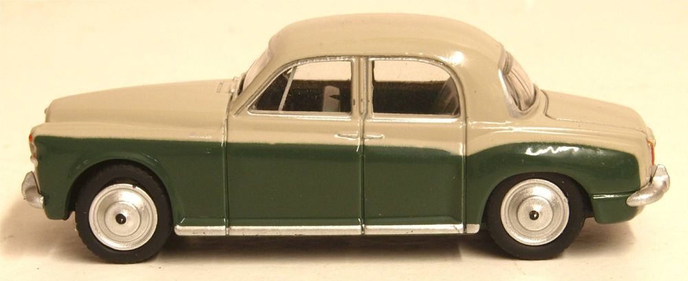  Oxford Diecast 76P4004  Rover P4 Stone Grey and Juniper Green