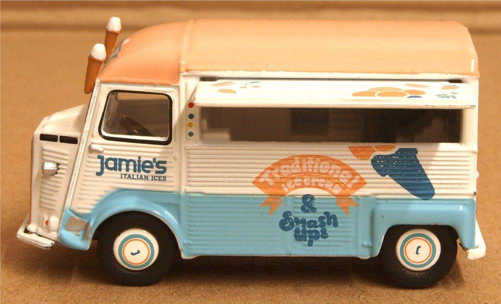  Oxford Diecast 76CIT001  Citroen H Catering Van Jamie's Italian Ices