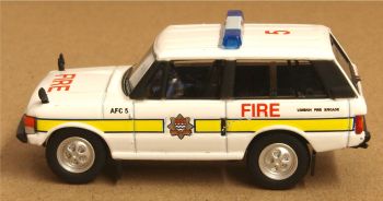 Oxford Diecast 76RCL004  Range Rover Classic London Fire Brigade