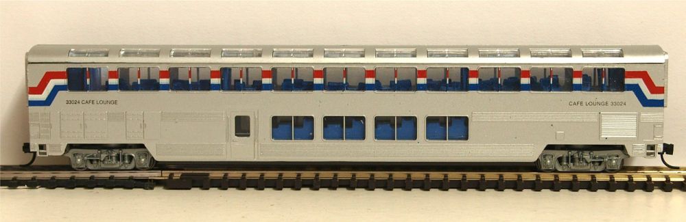 Con-Cor 1-040662  Amtrak Superliners Lounge-Cafe 1:160