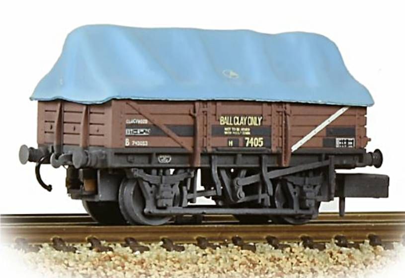  Graham Farish 377-476   5 Plank China Clay Wagon BR Bauxite (TOPS) with Ho