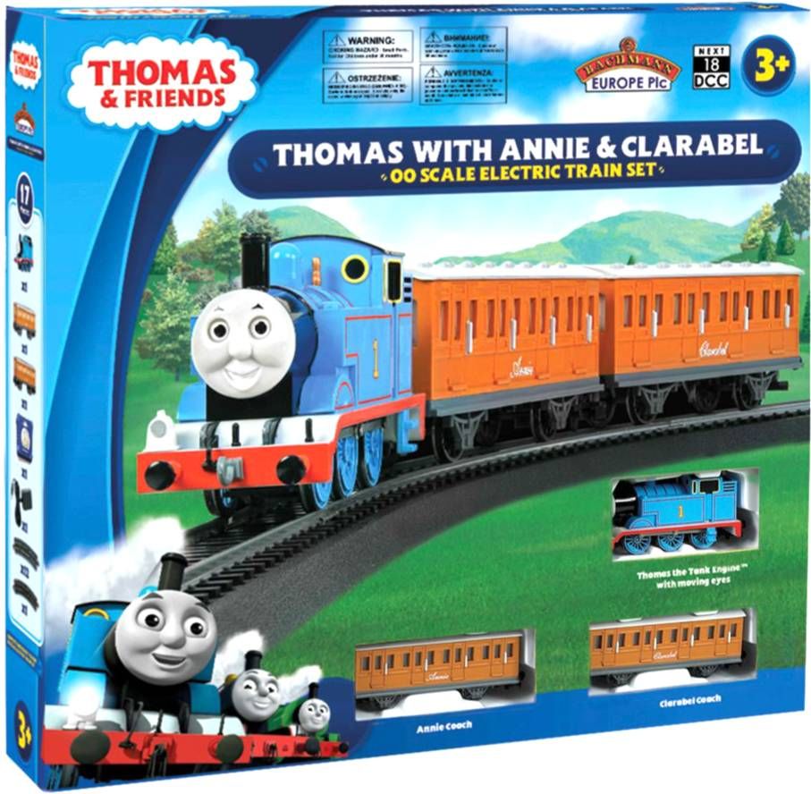  Bachmann 00642BE  Thomas with Annie & Clarabel OO Scale Electric Train Set