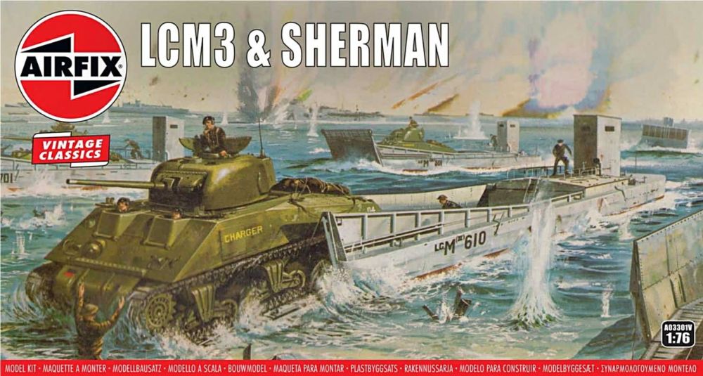  Airfix A03301V  LCM3 & Sherman 1:76  