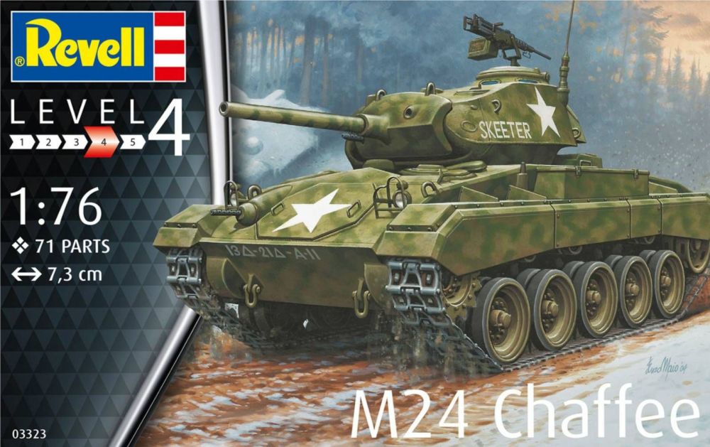 Revell 03323  M24 Chaffee 1:76