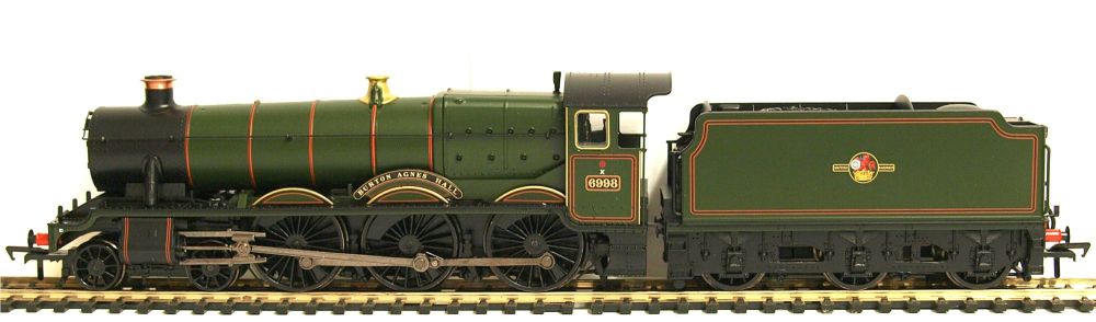   Bachmann 31-786  GWR 'Modified Hall' 6998 'Burton Agnes Hall' BR Lined Gr