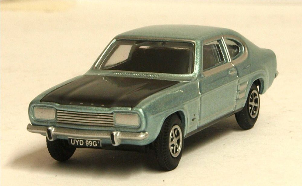   Oxford Diecast 76CP004  Blue Mink Ford Capri Mk1