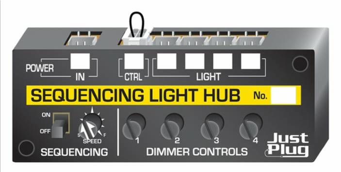 Just Plug™ Lighting System JP5680  Sequencing Light Hub