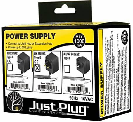 Just Plug™ Lighting System JP5772  UK Power Supply