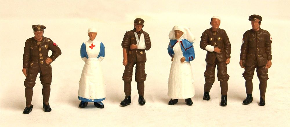        Scenecraft 36-409  WW1 Medical Staff and Soldiers