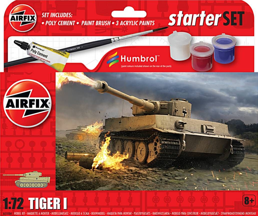       Airfix A55004  Small Starter Set NEW Tiger 1  1:72