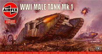 Airfix A01315V  WWI Male Tank Mk.I 1:76
