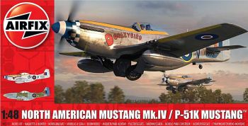 Airfix A05137  North American Mustang Mk.IV/P-51K Mustang 1:48