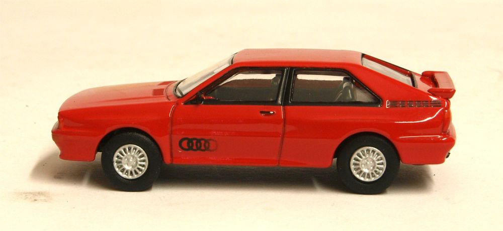            Oxford Diecast 76AQ001  Audi Quattro Tornado Red