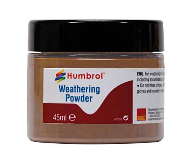 Humbrol AV0018  Weathering Powder Light Rust - 45ml
