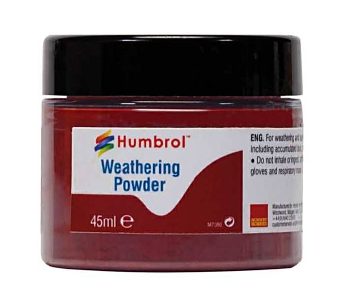 Humbrol AV0016  Weathering Powder 'Iron Oxide' - 45ml