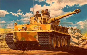 Academy 13239  Tiger 1 early version (Interior detail)