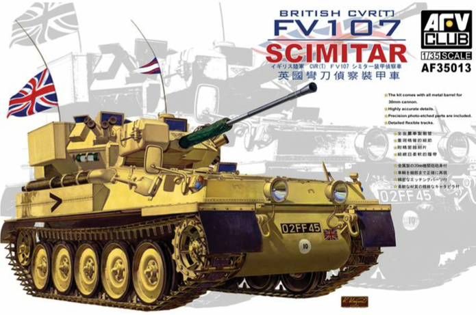 AFV Club AF35013  British CVR(T) FV107 Scimitar