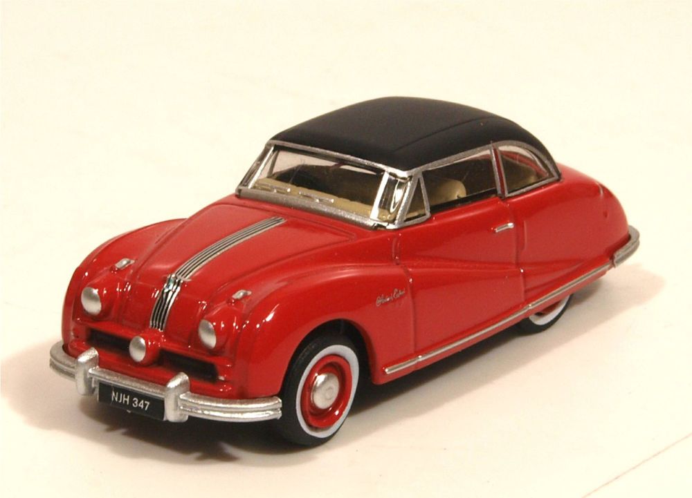   Oxford Diecast 76ATL005  Austin Atlantic Saloon Ensign Red