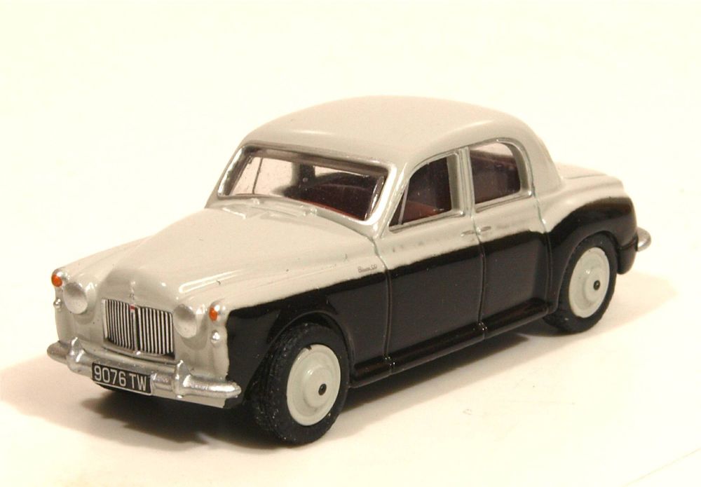            Oxford Diecast 76P4001  Rover P4 Smoke Grey/Black