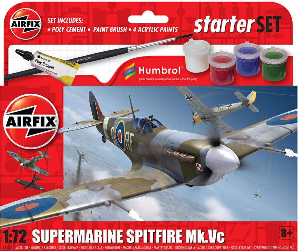    Airfix A55001 Starter Set Supermarine Spitfire Mk.Vc 1:72