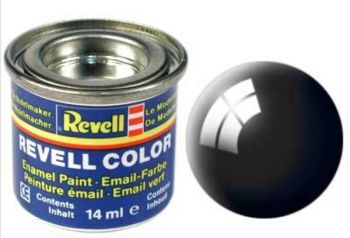 Revell 07 (Gloss)  Black 14ml Tinlet