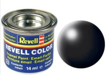 Revell 302 (Silk)  Black 14ml Tinlet