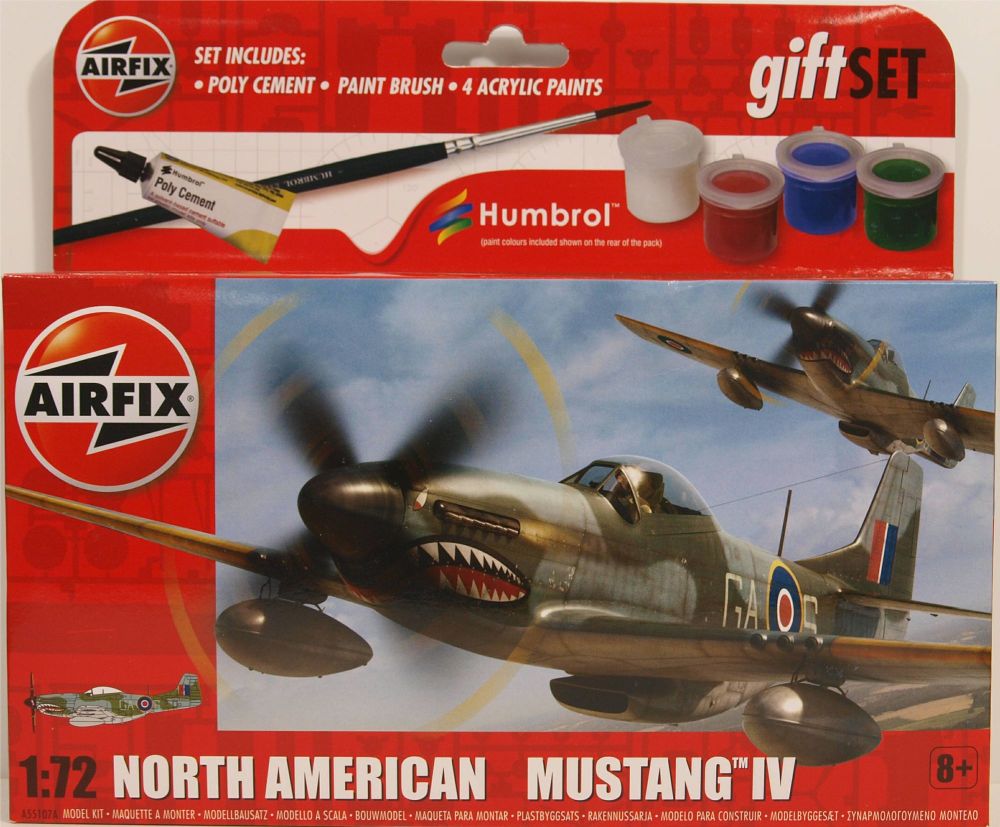 Airfix A55107A  North American Mustang Mk.IV Gift Set 1:72