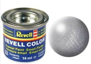 Revell 91 (Metallic)  Steel Metallic 14ml Tinlet