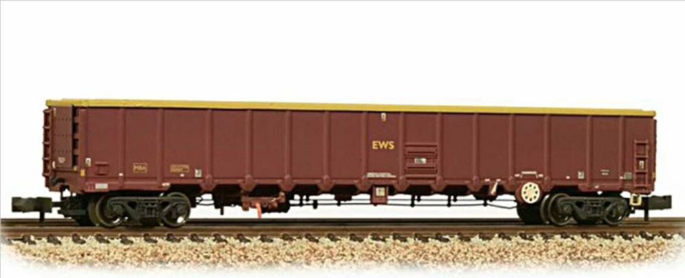 Graham Farish 377-651A  MBA Bogie Open Wagon Without Buffers EWS (weathered