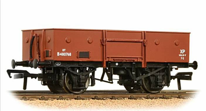 Bachmann 38-325A  LNER 13T Steel Open Wagon with Chain Pockets BR Bauxite (