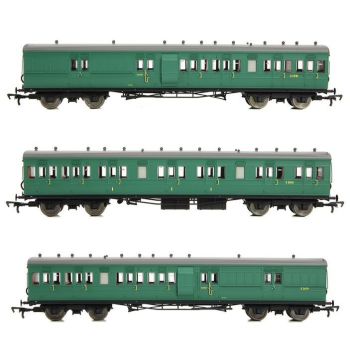 EFE Rail E86015  LSWR Cross Country 3-Coach Pack BR (Southern) Green
