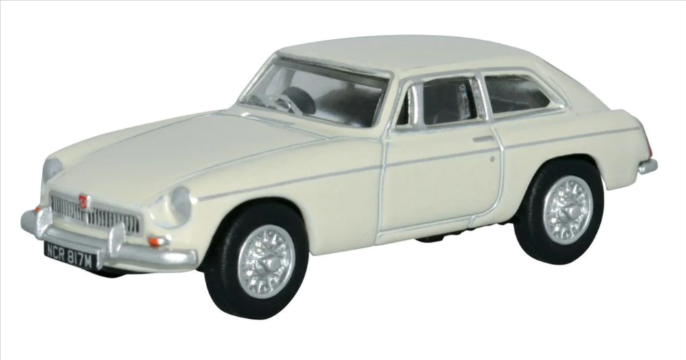Oxford Diecast 76MGBGT003  MG BGT Glacier White