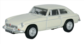 Oxford Diecast 76MGBGT003  MG BGT Glacier White