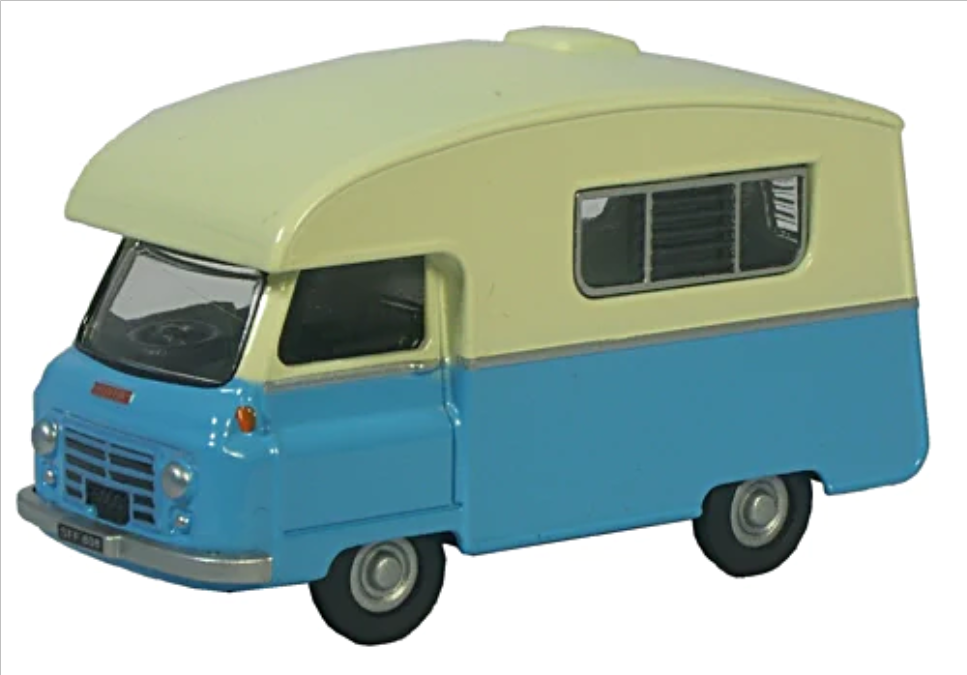 Oxford Diecast 76JA005  Morris Paralanian J2 Blue/Cream