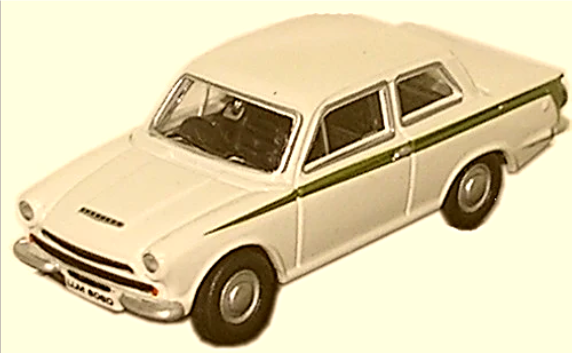 Oxford Diecast 76COR1001  Cortina MK I White
