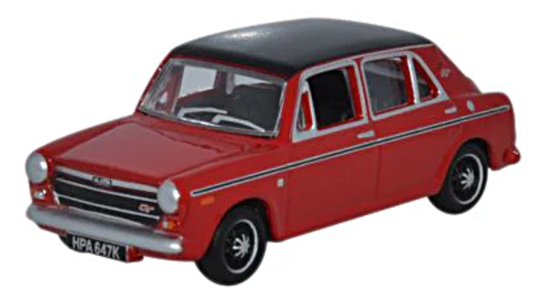Oxford Diecast 76AUS002  Austin 1300 Flame Red