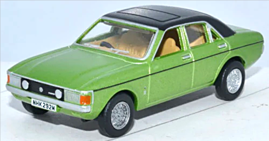 Oxford Diecast 76FC004  Ford Consul Granada Onyx Green