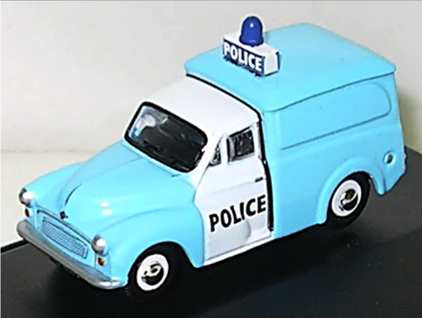 Oxford Diecast 76P008  Morris Minor Police - Light Bar on Van