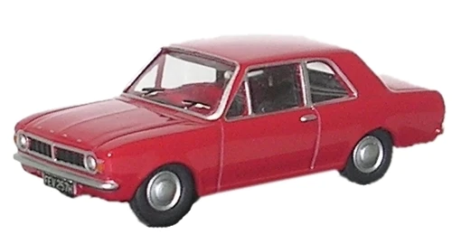Oxford Diecast 76COR2003  Ford Cortina MKII Red
