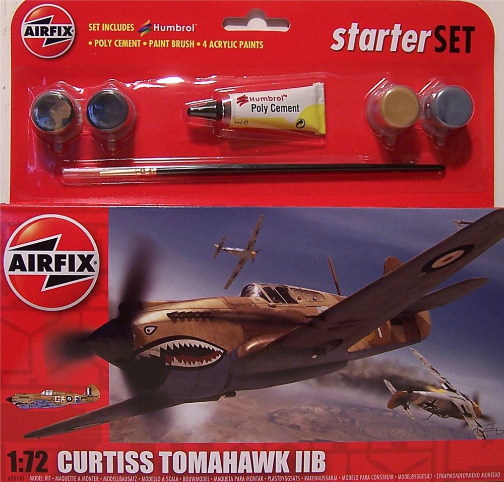 Airfix A55101A  Curtiss Tomahawk IIB Starter Set