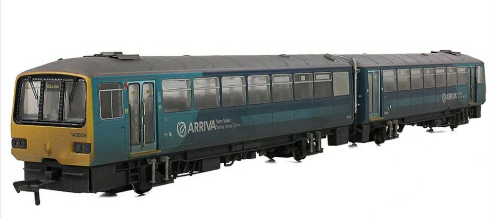 EFE Rail E83024  Class 143 2-Car DMU 143608 Arriva Trains Wales (Revised) W