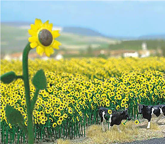 Busch 6003  Sunflower Field 'OO/HO'