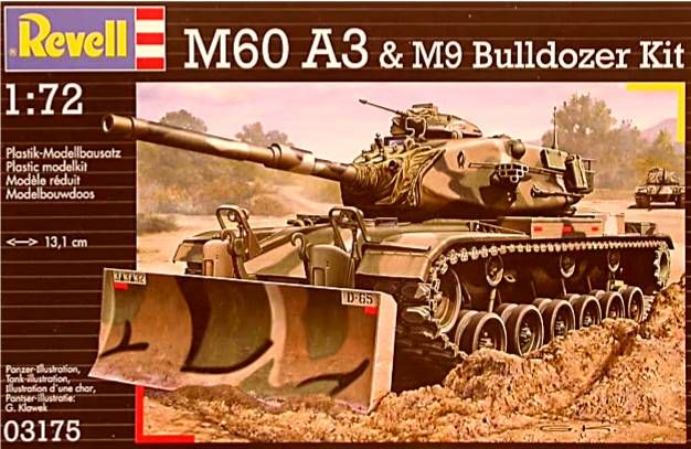 Revell 03175  M60 A3 & M9 Bulldozer Kit 1:72