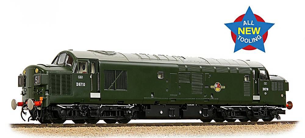 Bachmann 35-302  Class 37/0 Split Headcode D6710 BR Green (Late Crest)