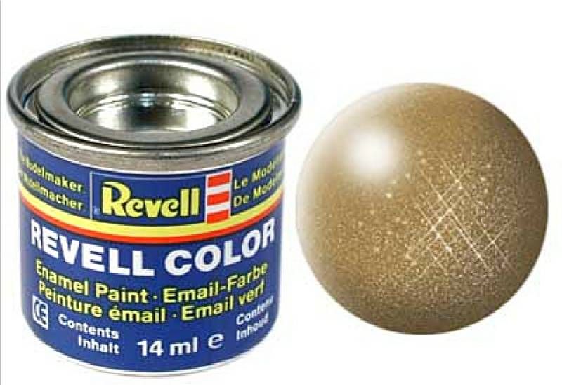 Revell 92 (Metallic)  Brass Metallic 14ml Tinlet