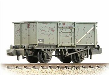 Graham Farish 377-227F  BR 16T Steel Mineral Wagon BR Grey (weathered)