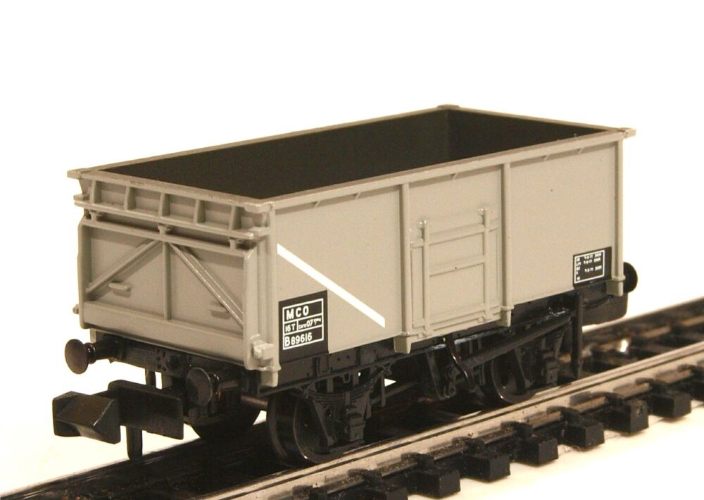 Graham Farish 377-255B  BR 16T Steel Mineral Wagon BR Grey (TOPS)